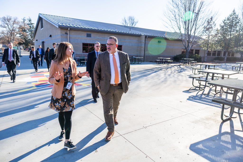 Secretary of Education Miguel Cardona visits Idaho Nov. 28 2023